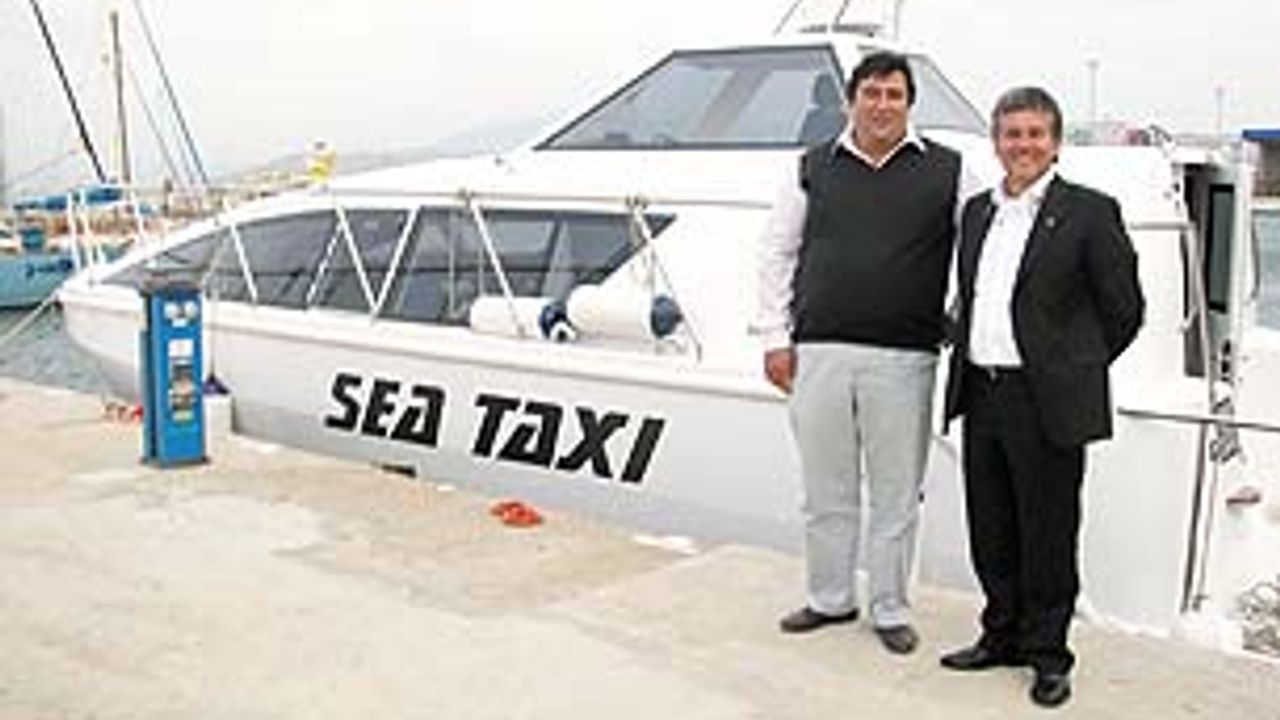 İzmir'e İlk Deniz Taksi