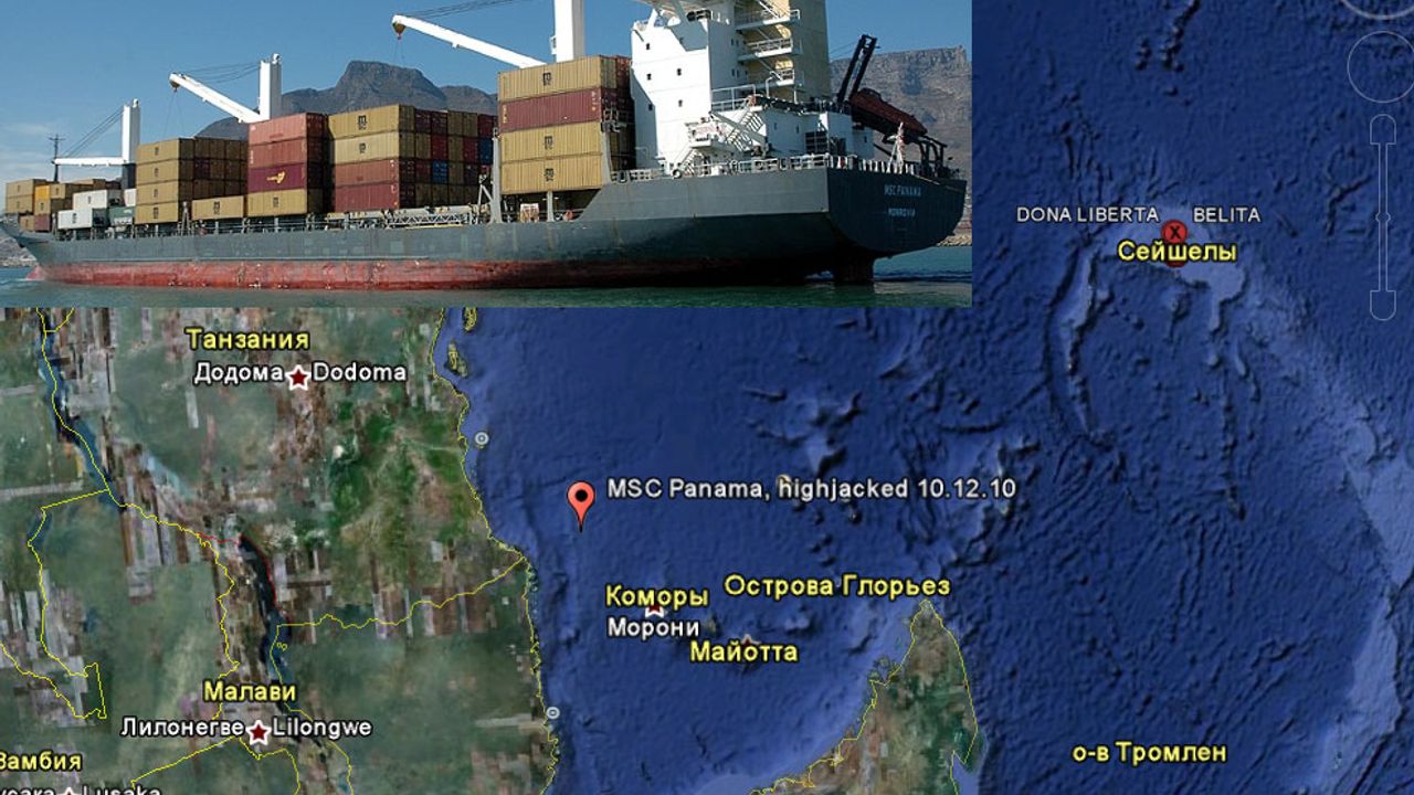 Korsanlar MSC Panama adlı gemiyi kaçırdı