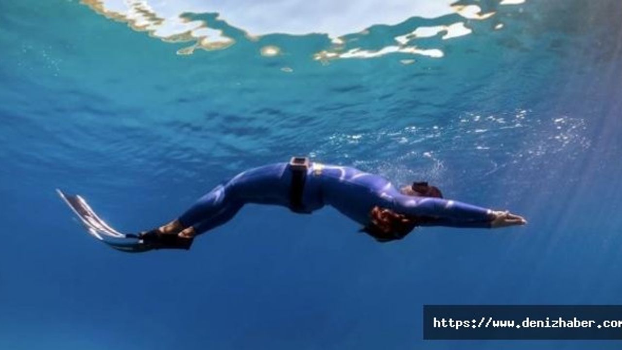 Serbest dalışçı Fatma Uruk'tan 3 günde 3 dünya rekoru!