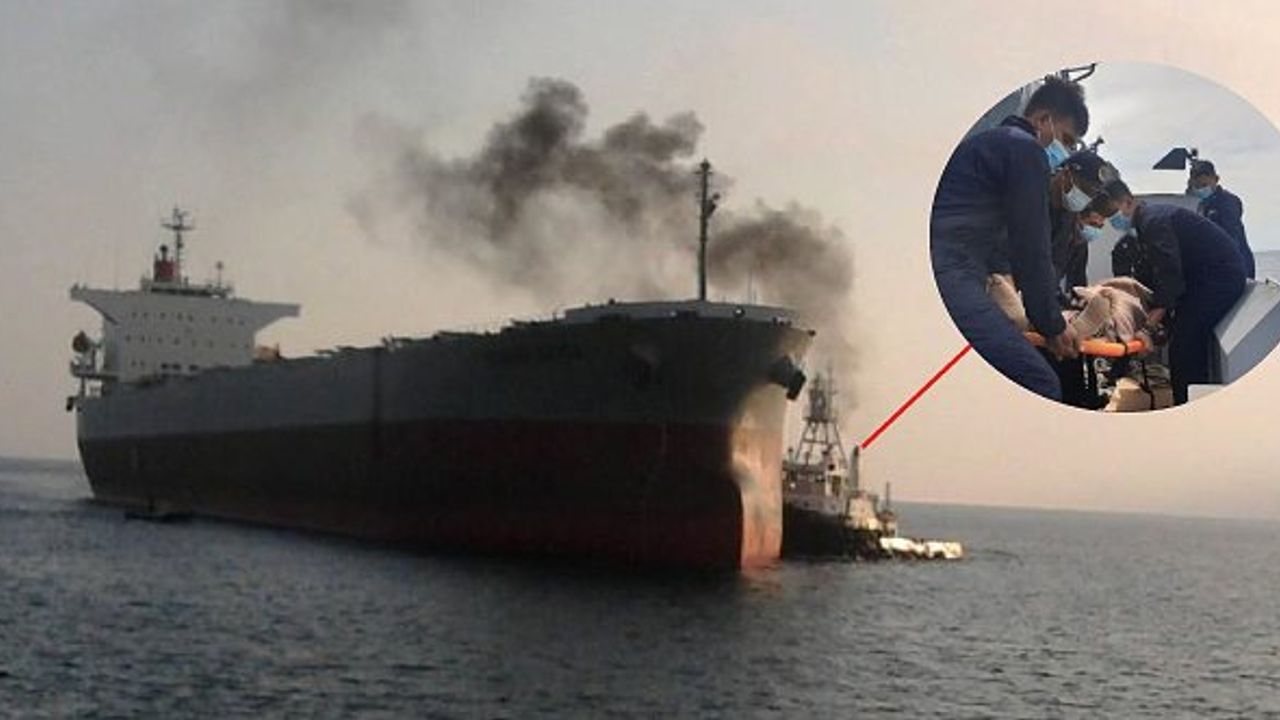 Yunan yük gemisinin kaptanı seyir halindeki gemide hayatını kaybetti!