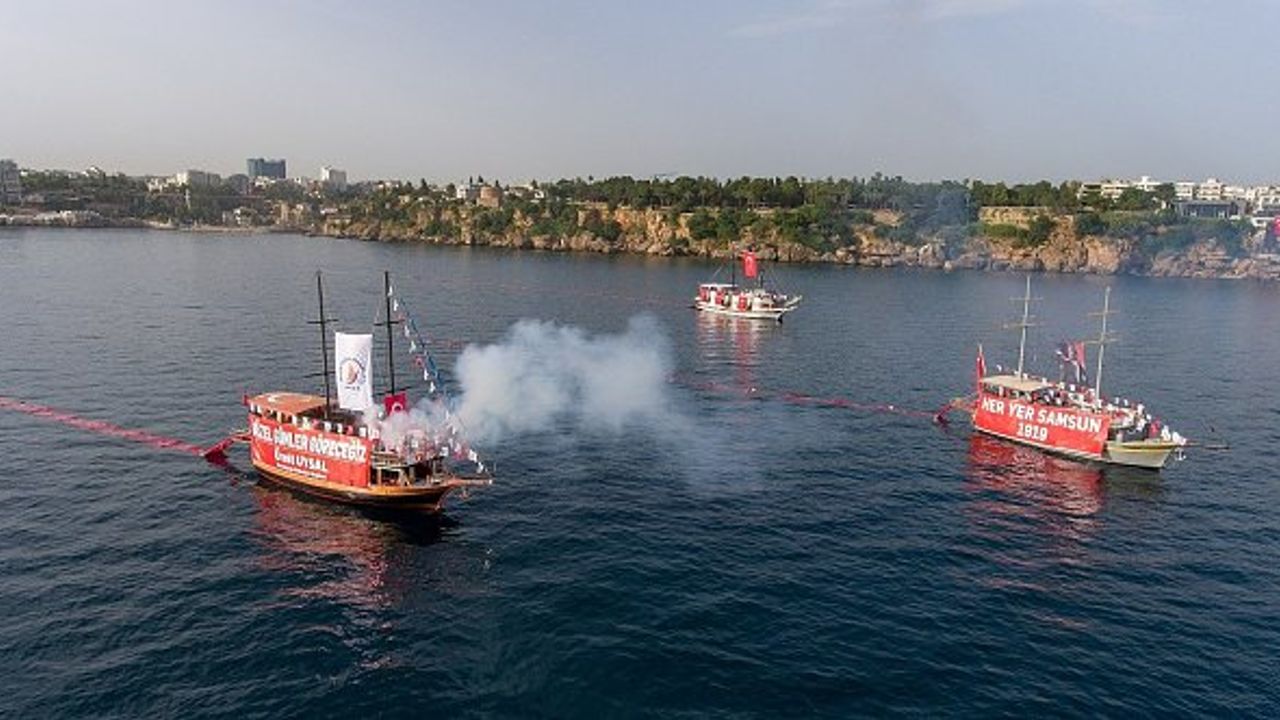 19 Mayıs Akdeniz'e açılacak 30 tekneyle kutlanacak!