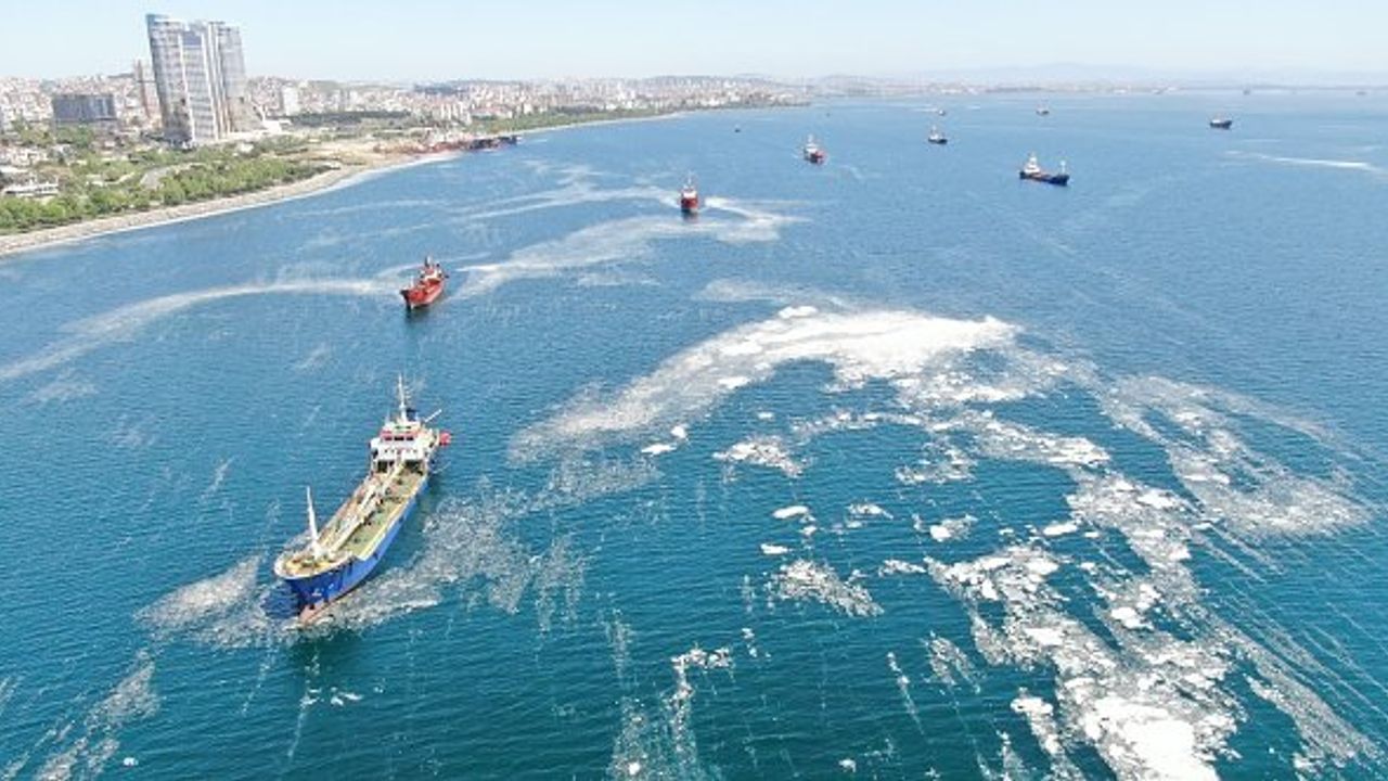 İstanbul sahillerini istila eden deniz salyalarında yoğunluk arttı!