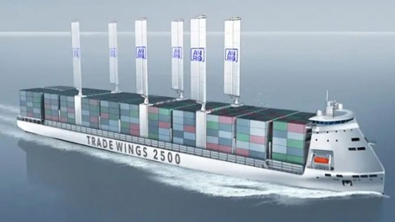 Yelkenli konteyner gemisi BV'den AIP onayı aldı: Fransa-Çin ortaklığı!