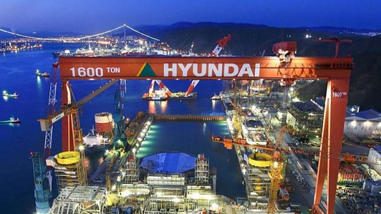Hyundai Heavy, 577 milyon dolarlık yüzer platform anlaşması imzaladı!