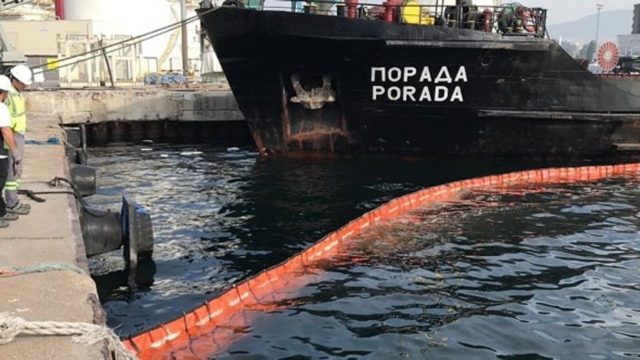 Ukrayna bayraklı gemiye 1 milyon 286 bin TL ceza: İzmit Körfezi'ni kirletti!