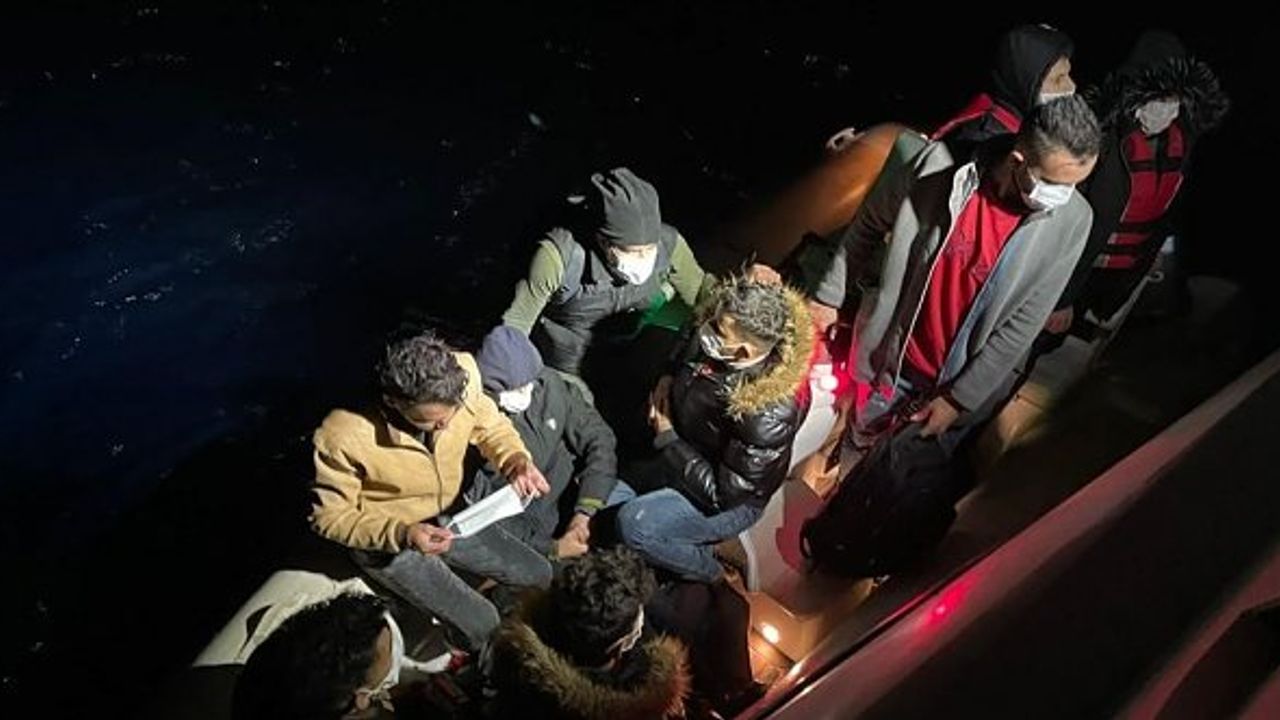 Muğla'da üç olayda 59 düzensiz göçmen kurtarıldı!