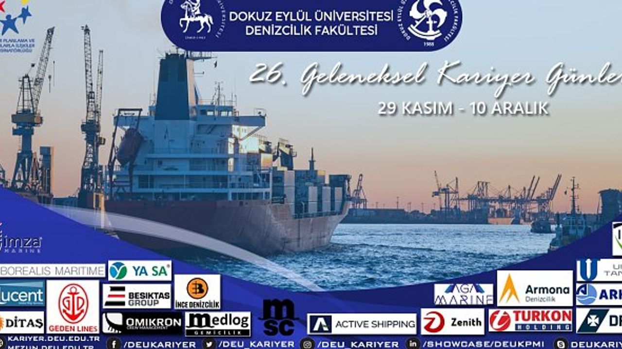 DEÜ Denizcilik Fakültesi 26. Kış Kariyer Günleri başlıyor