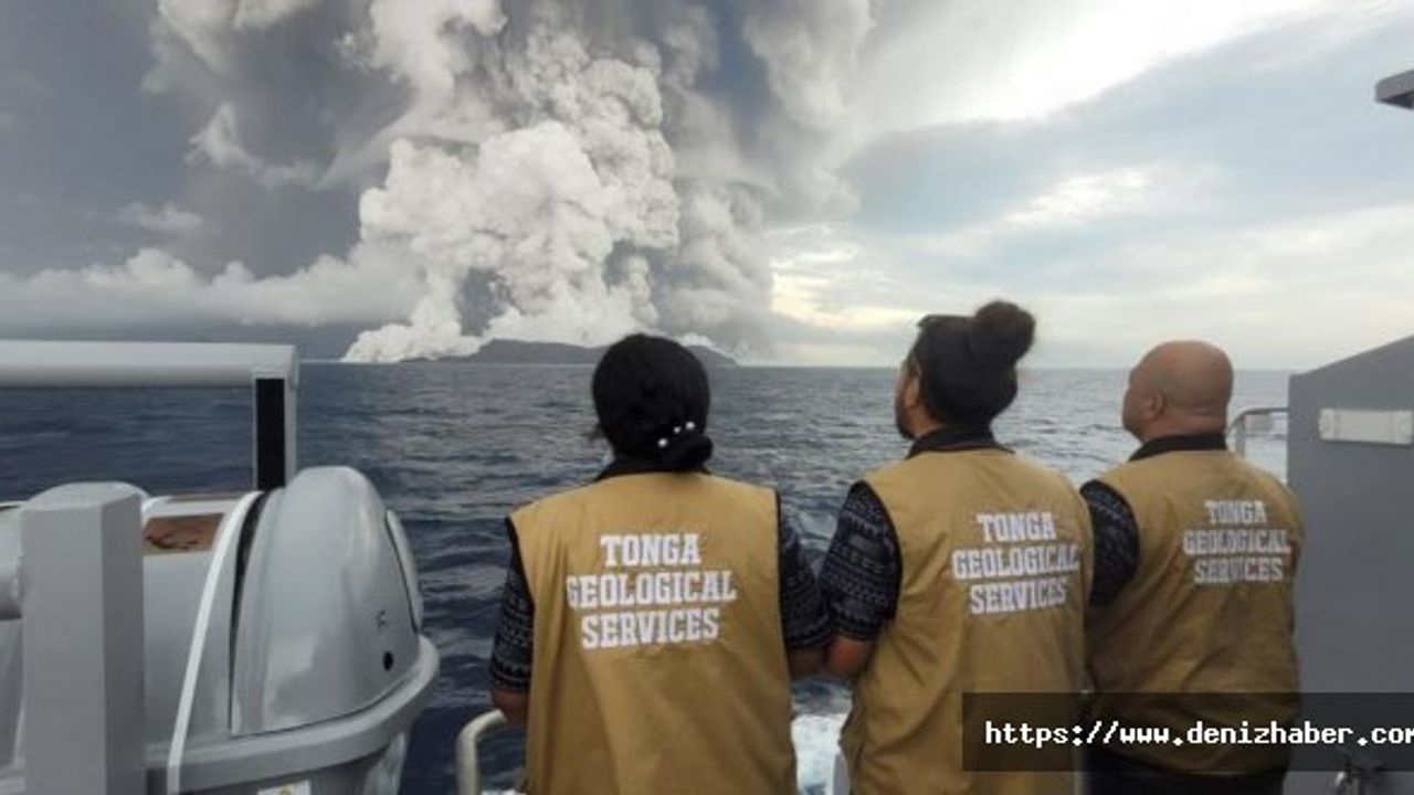 Pasifik'teki ada ülkesinde yanardağ patladı, 4 ülke tsunami alarmına geçti