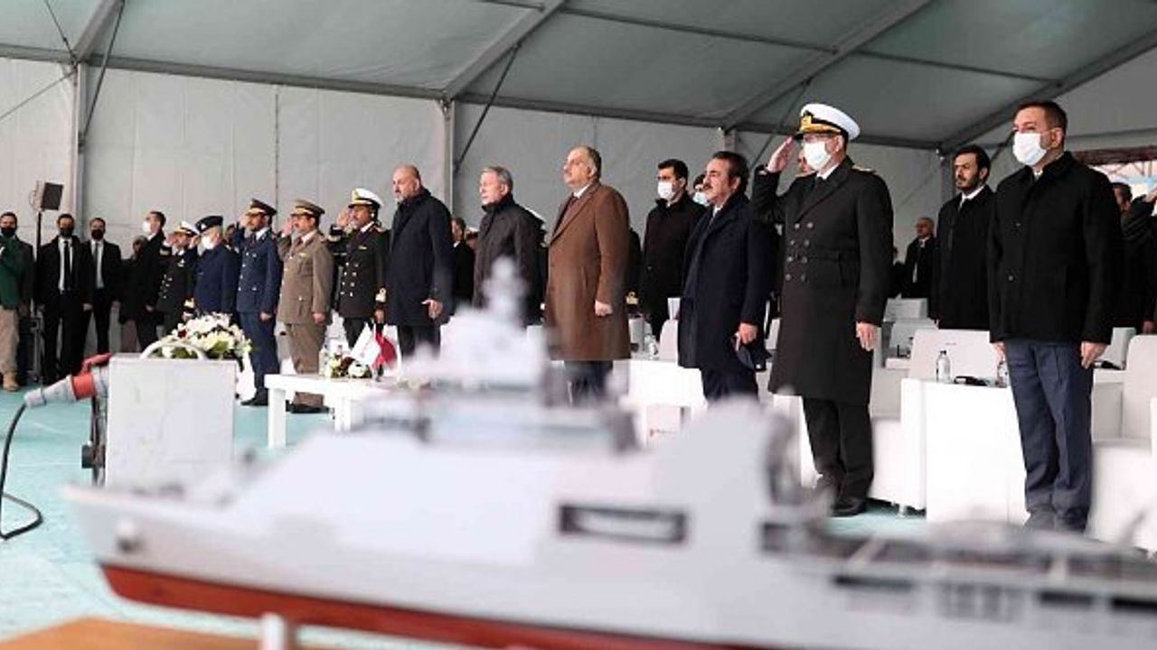 Anadolu Tersanesi tarafından inşa edilen silahlı eğitim gemisi Katar'a teslim edildi!