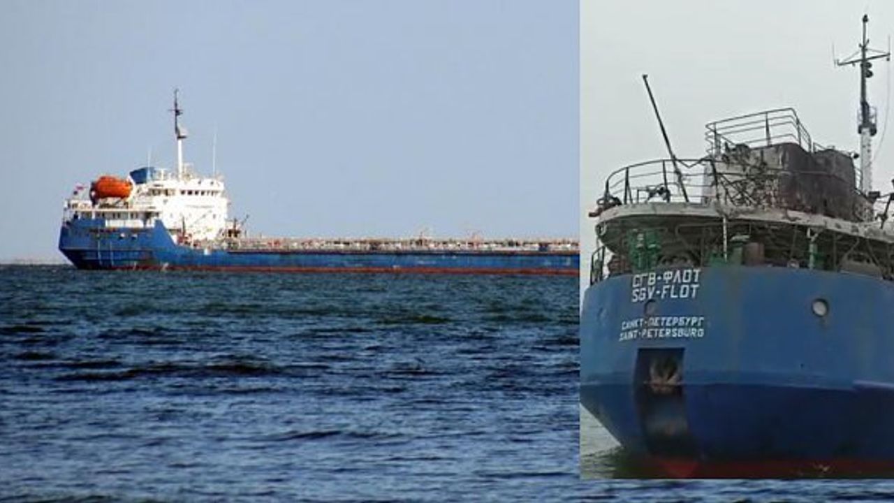 İki Rus kargo gemisi Ukrayna tarafından vuruldu (Video): Azak Denizi'nde gemi trafiği askıya alındı!