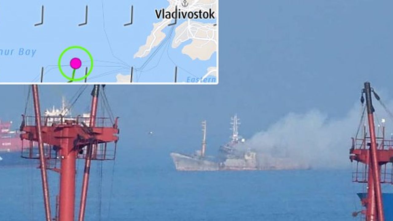 Rus balıkçı gemisi Vladivostok açıklarında aldı, kaptan hastaneye kaldırıldı