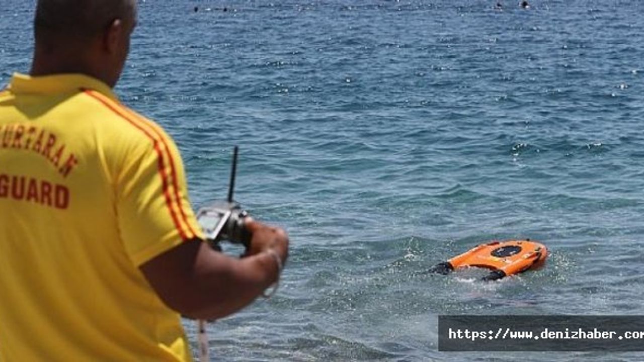 İnsansız cankurtaran robotuyla denizde hızlı müdahale