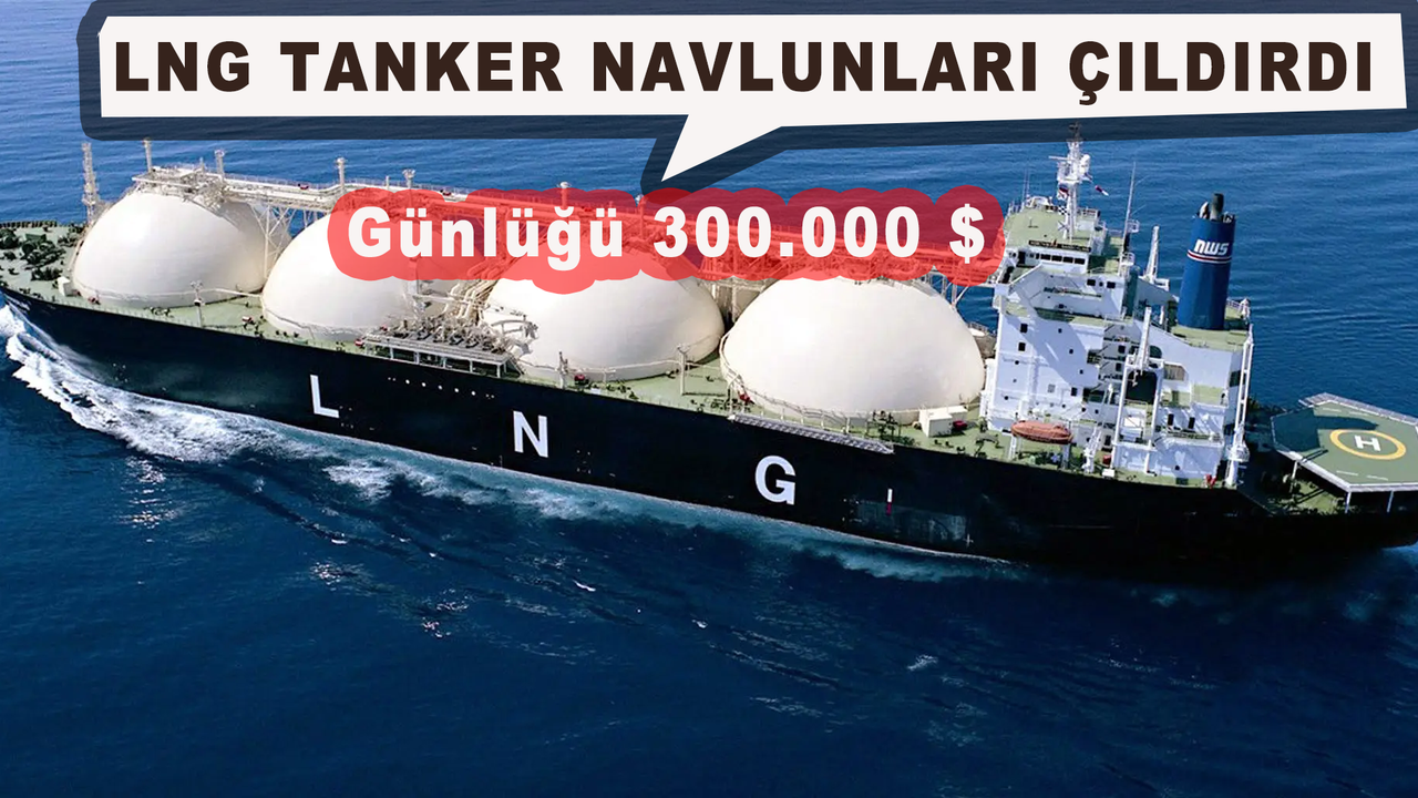 LNG Navlunları çıldırdı: günde 300.000 dolar