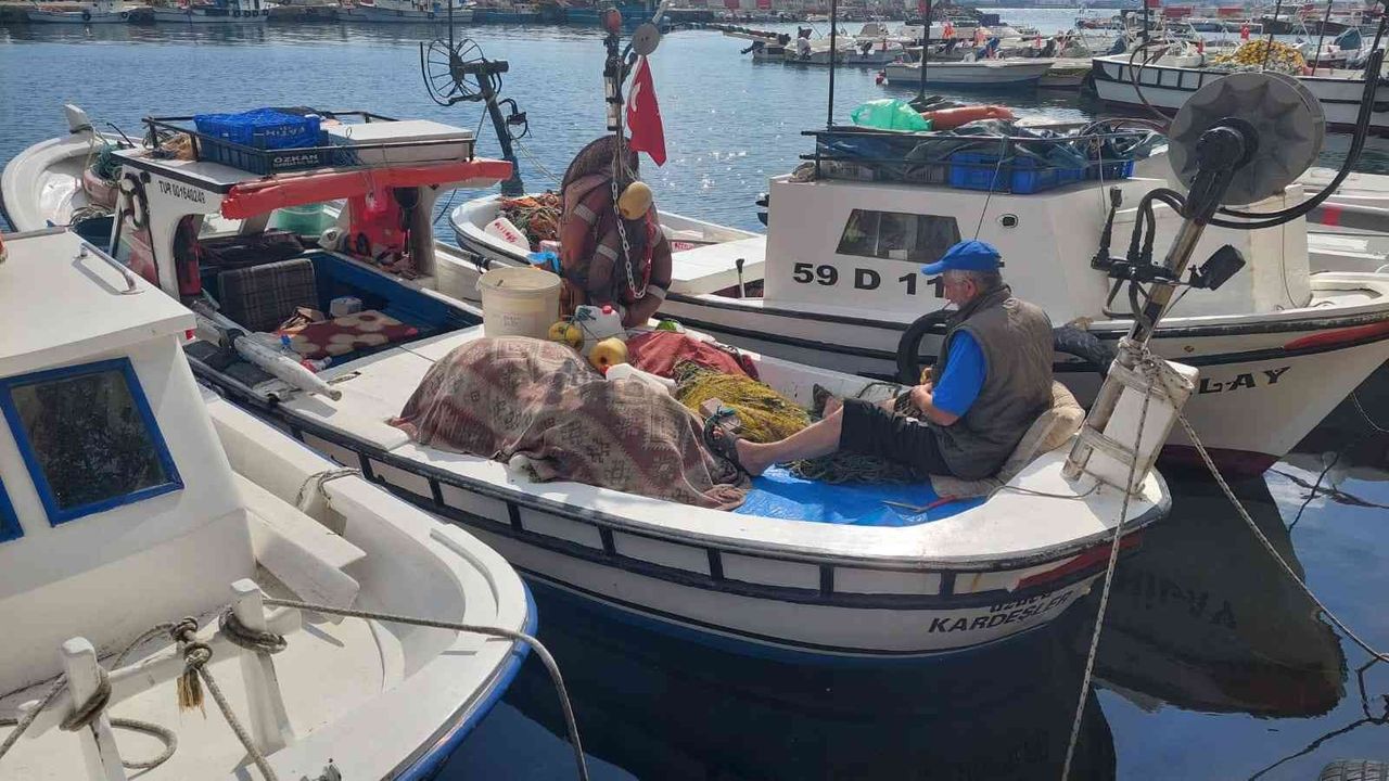 Tekirdağ’da balıkçılar 4 gündür denize açılamıyor