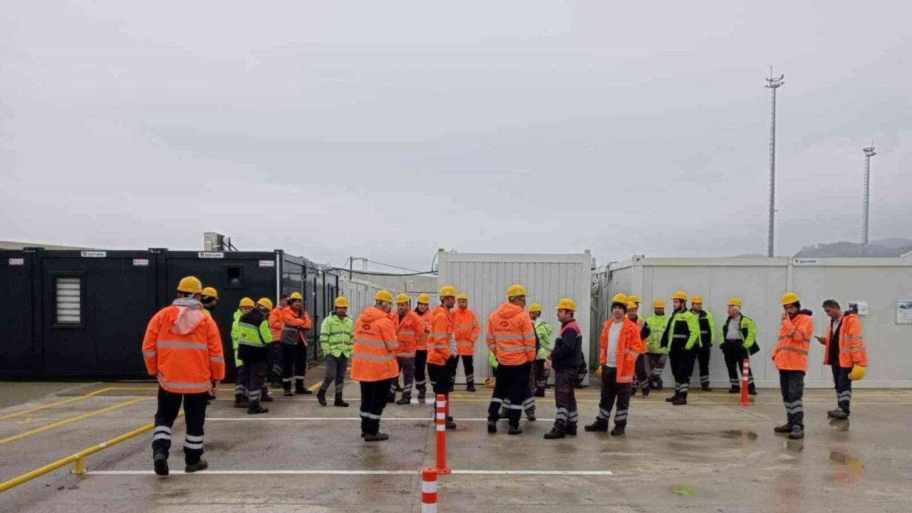 Filyos Limanında özel şirkette çalışan 40 personel işsiz kaldı