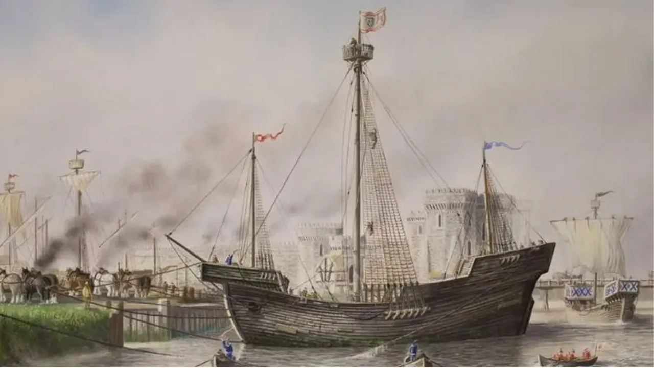 15. yüzyıldan kalma gemi parçaları bir araya getiriliyor