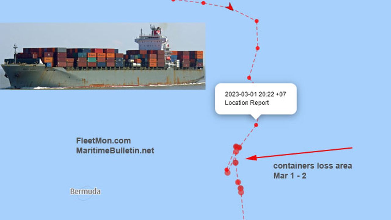 MSC SHRISTI'de konteyner kaybı bildirildi