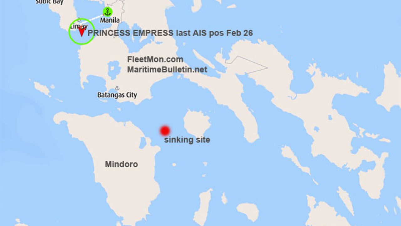 800 ton petrol taşıyan tanker Filipin sularında battı