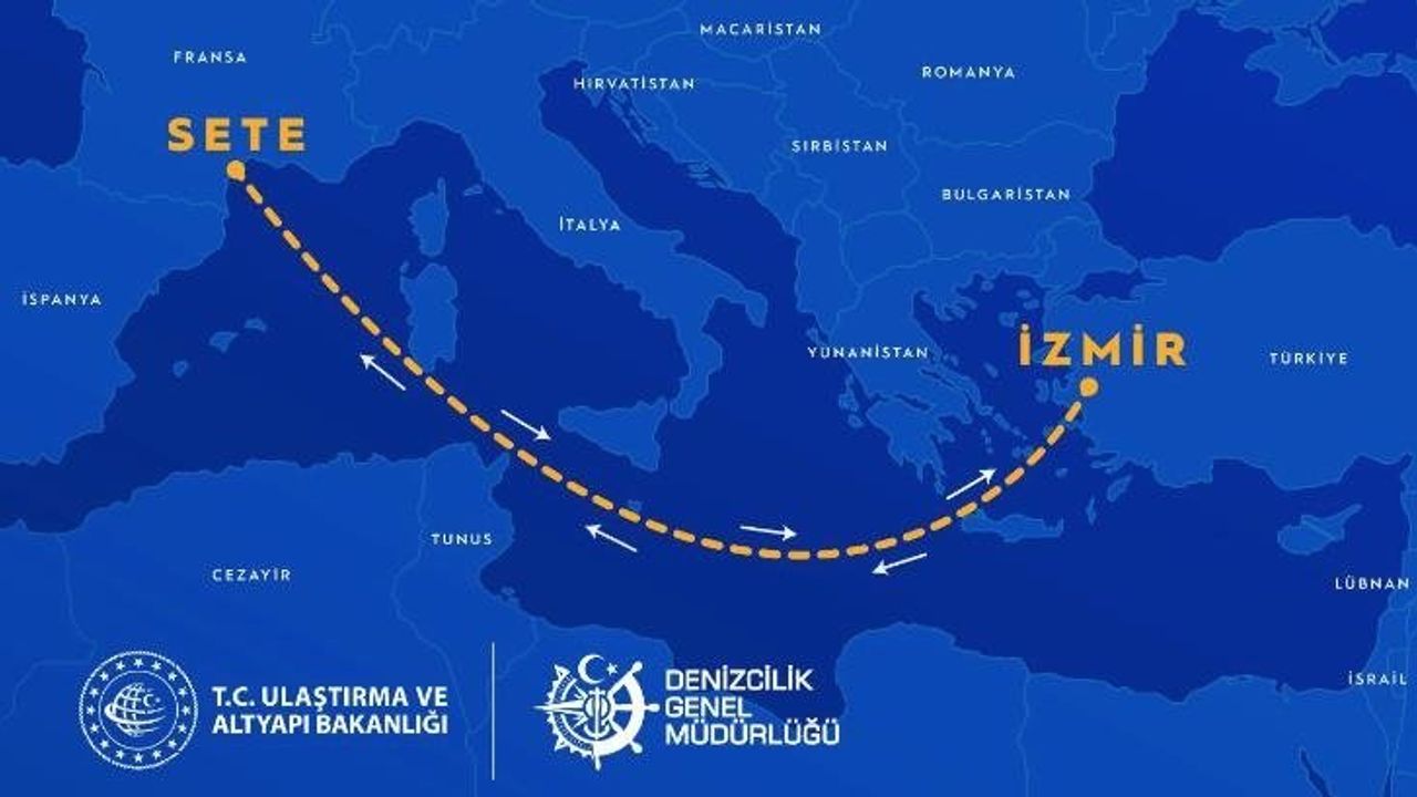 İzmir ile Fransa'nın Sete limanı arasında Ro-Ro seferleri başladı