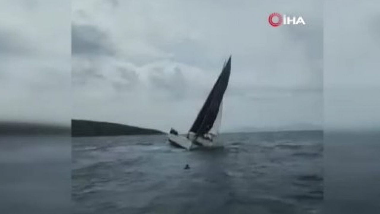 Yelken yarışlarında tekneler çarpıştı, 1 tekne battı, 7 tekne hasar aldı