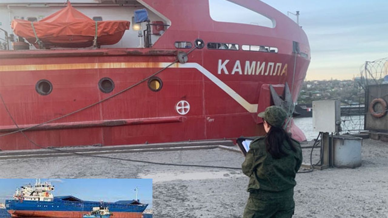 Rusya'nın Rostov limanında kargo gemileri çarpıştı