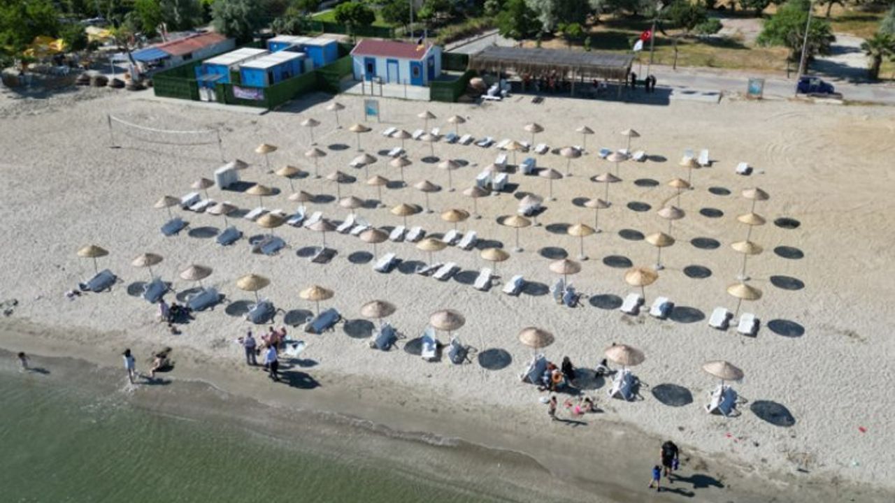 İstanbul Silivri'nin plajları sezona hazır