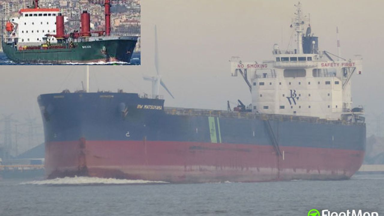 Köstence Limanında iki gemi çarpıştı; 1,4 milyon euro hasar