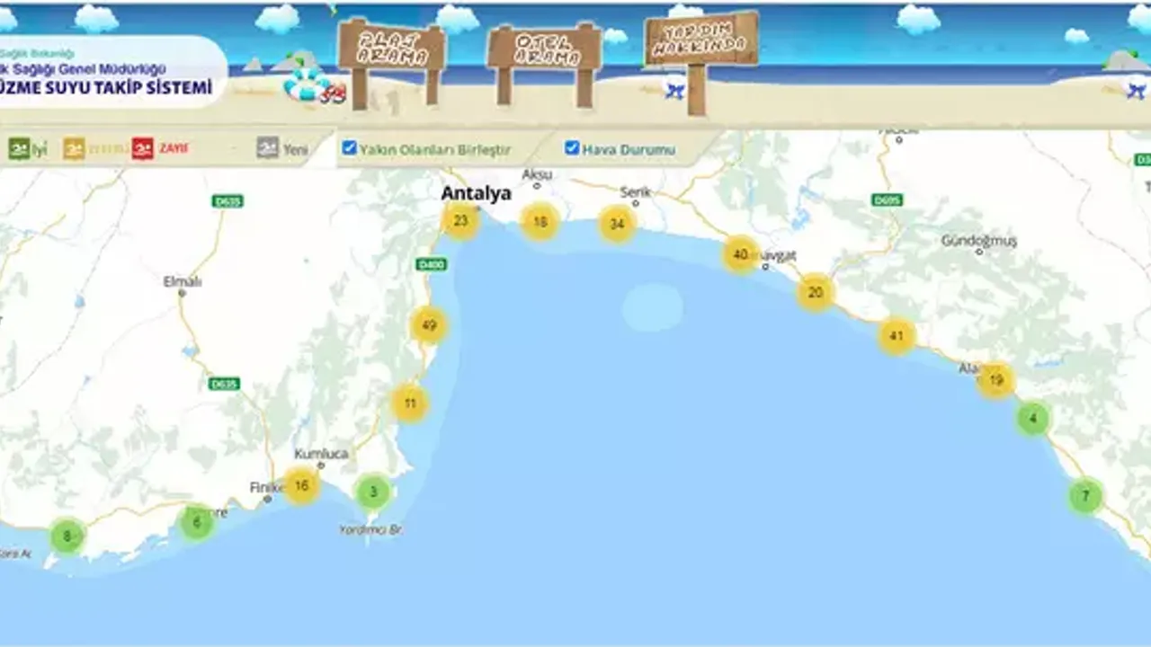 Antalya plajları incelendi; 304 plajın tamamı...