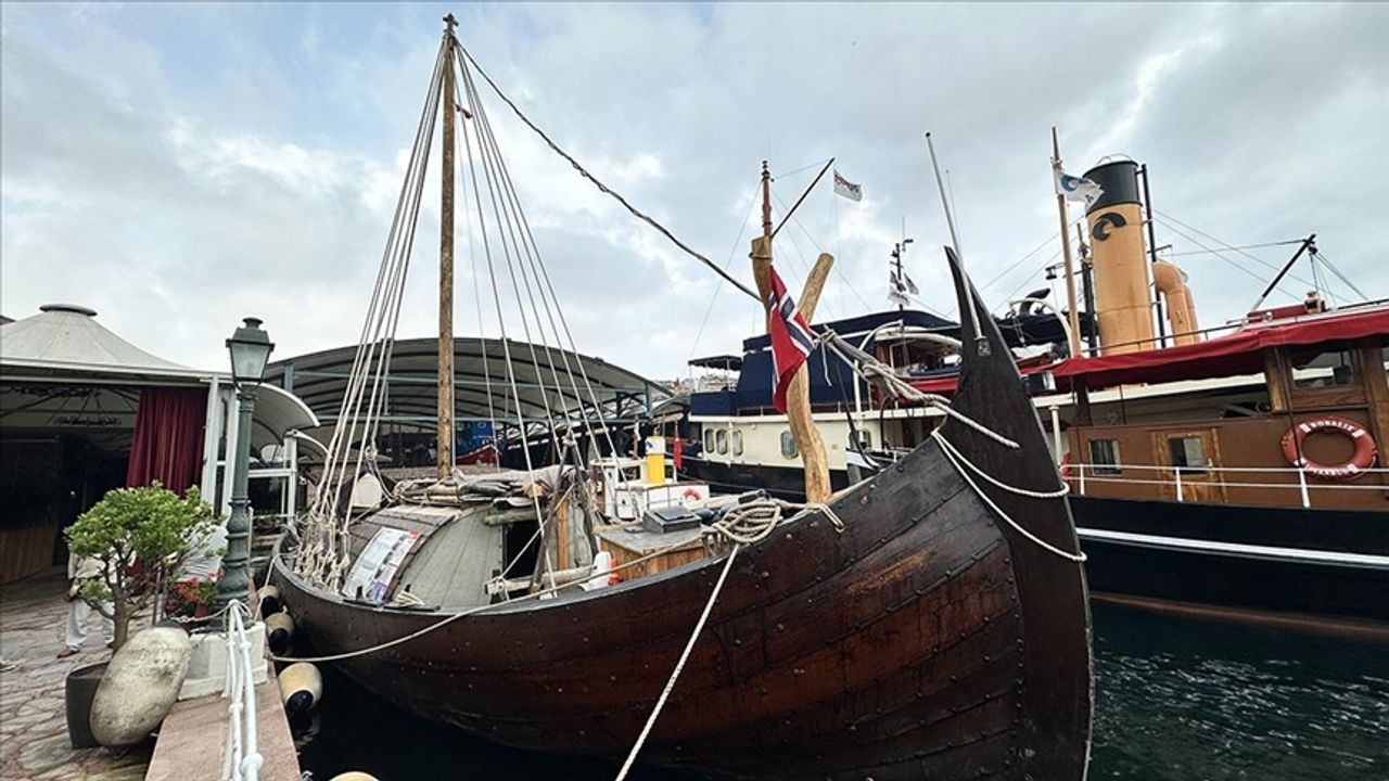 Viking yelkenlisi Rahmi M. Koç Müzesi'nde ziyarete açıldı