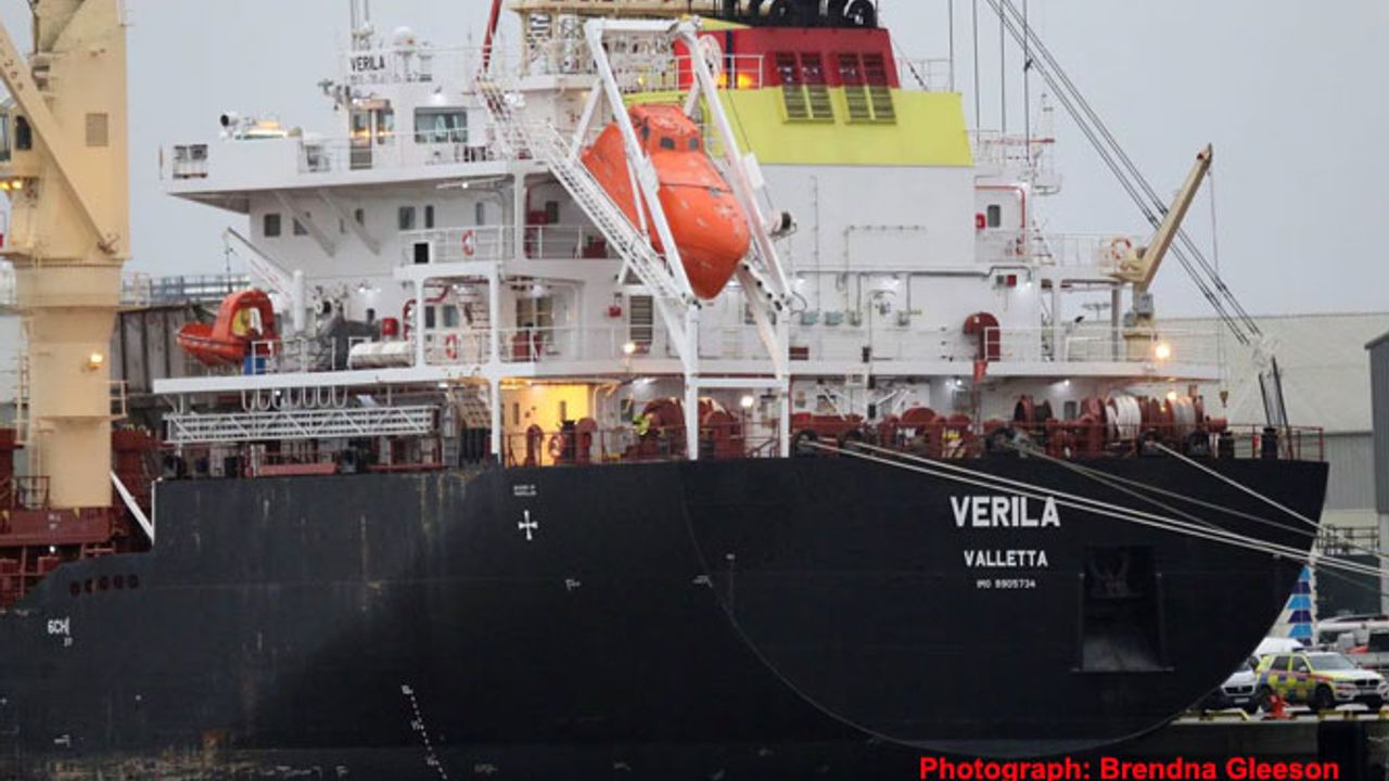 Bulgar dökme yük gemisine uyuşturucu baskını