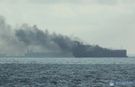 Singapur açıklarında iki tanker yandı