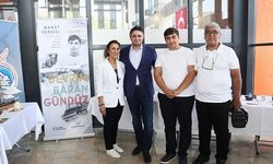 Türkiye birincisi Devrim Baran Gündüz, ilk sergisini Aliağa Gençlik Merkezi’nde açtı