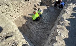 Hadrianopolis’te bin 500 yıllık yeni mozaikler bulundu