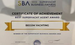 BEGÜM YACHTING, En İyi Süper Yat Acentesi seçildi