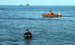 Denizde kaybolan şahsı arama çalışmalarına paramotorlu destek