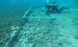 Akdeniz'de kayıp medeniyete ait 7 bin yıllık yol bulundu