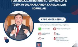 Kapt. Ömer Asmalı Türk Boğazlarını anlatacak