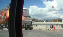 Derince Limanı’ndaki patlama kamerada