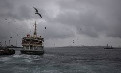 İstanbul'da hava muhalefeti nedeniyle bazı vapur seferleri yapılamıyor