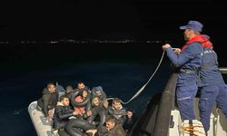 İzmir açıklarında 7’si çocuk 39 göçmen yakalandı