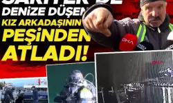 Sarıyer'de denize düşen kız arkadaşının peşinden atladı!