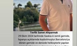 SASKİA-A adlı adlı gemide bir Türk mürettebat kayboldu