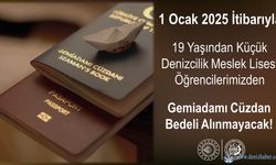 Denizcilik ML öğrencilerinden Gemiadamı Cüzdan Bedeli alınmayacak!