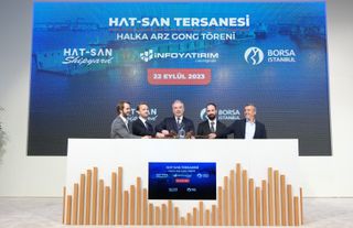 Borsa İstanbul’da gong Hat-San Tersanesi için çaldı