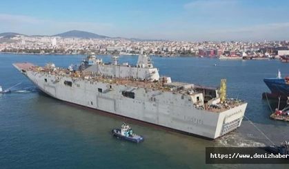 Türkiye'nin en büyük savaş gemisi TCG Anadolu yerli sistemlerle donatılıyor