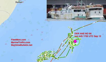 Tayvanlı balıkçı gemisi Hint Okyanusu'nda battı