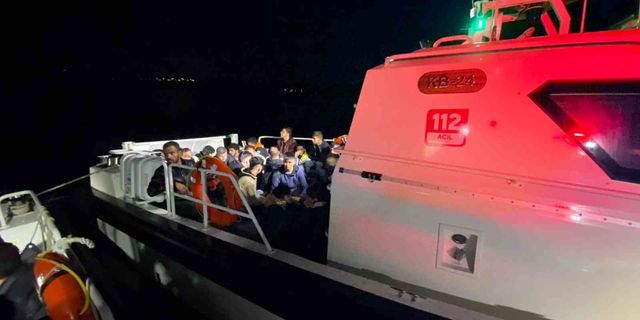 Çanakkale’de 57 kaçak göçmen yakalandı
