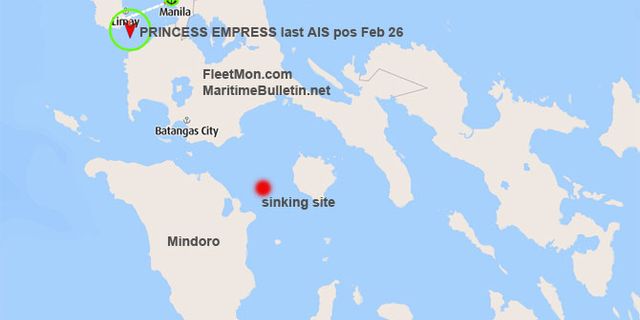 800 ton petrol taşıyan tanker Filipin sularında battı