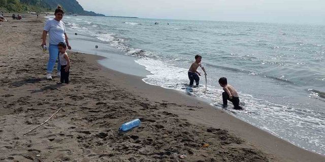 Deniz sezonunu erken açtılar