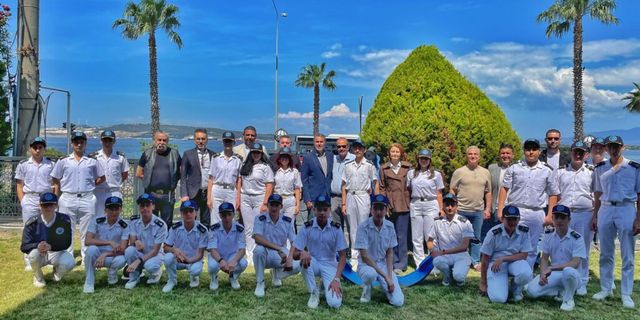 Denizcilik Lisesi Öğrencileri Aliağa DTO şubesini ziyaret etti